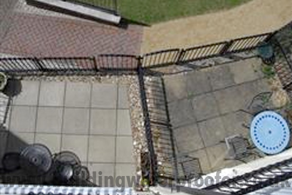 Comparison Patio viewed from above
