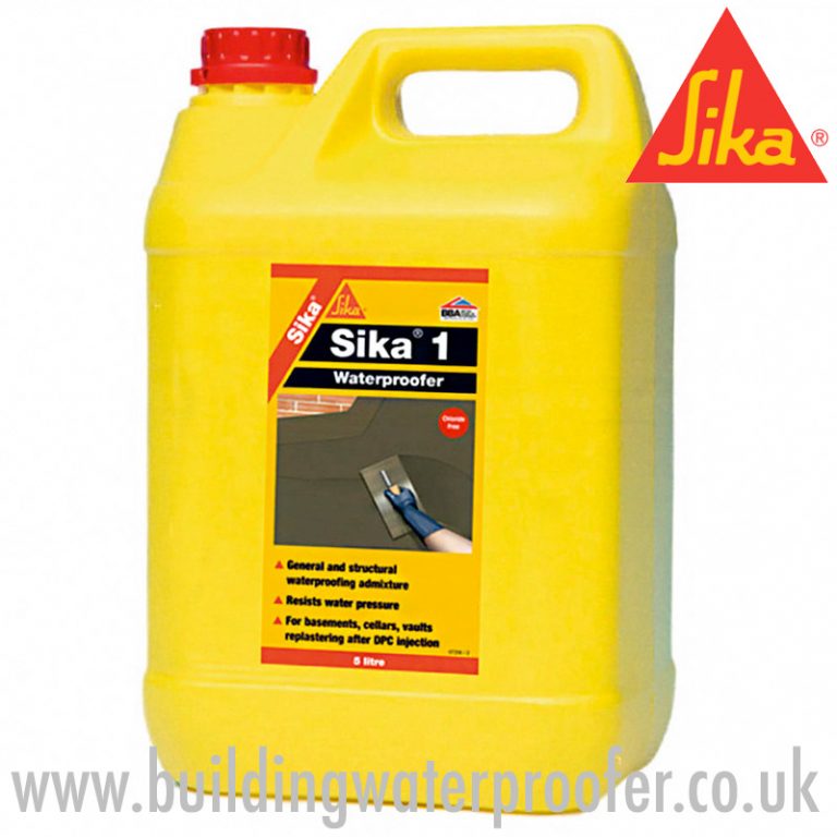 Sika 1 waterproofing additive 5Ltr Building Waterproofer UK