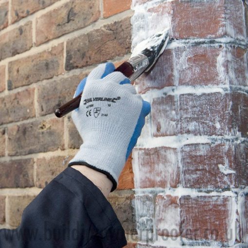 Stormdry Masonry Protection Cream applying with brush