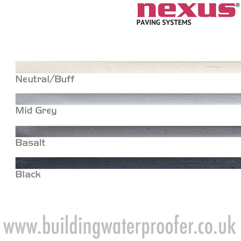 Nexus ProJoint Porcelain Grout colours