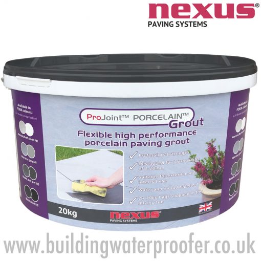 Nexus ProJoint porcelain paving grout 20kg