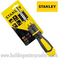 STANLEY Multibit Ratchet Screwdriver + 10 Bits