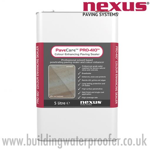 Nexus PaveCare PRO-410 Colour Enhancing Paving Sealer 5 litre