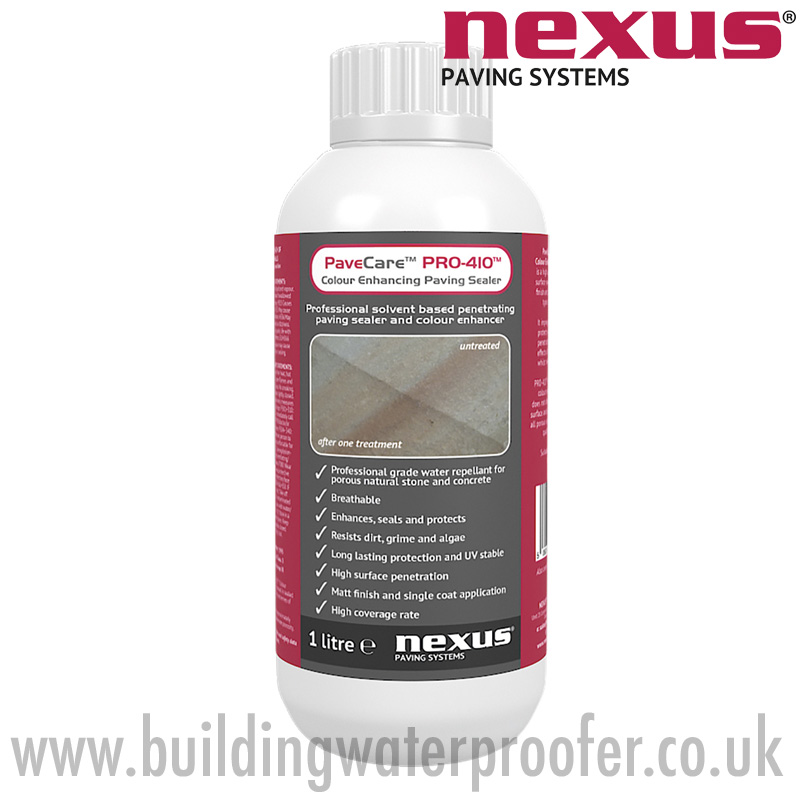 Nexus PaveCare PRO-410 Colour Enhancing Paving Sealer 1 litre