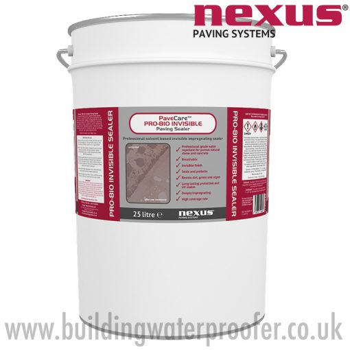 Nexus PaveCare PRO-810 Invisible Paving Sealer 25 litre