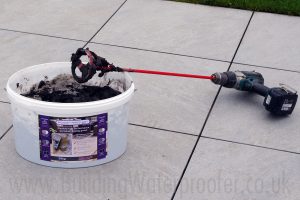 how to use porcelain grout on paving